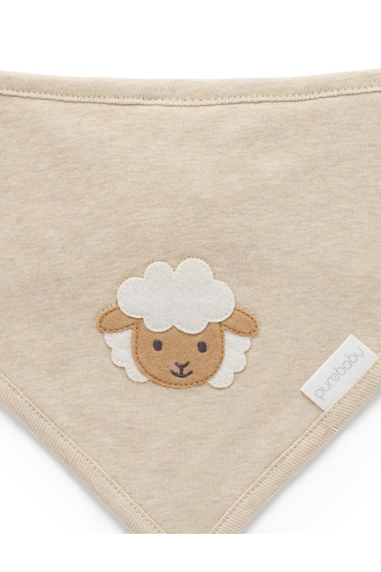 Thick Zip Footie & Bib Set, Alternate, color, Farm Friends Print