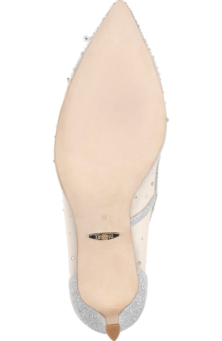 Badgley Mischka Collection Gilda Embellished Pointed Toe Pump, Alternate, color,