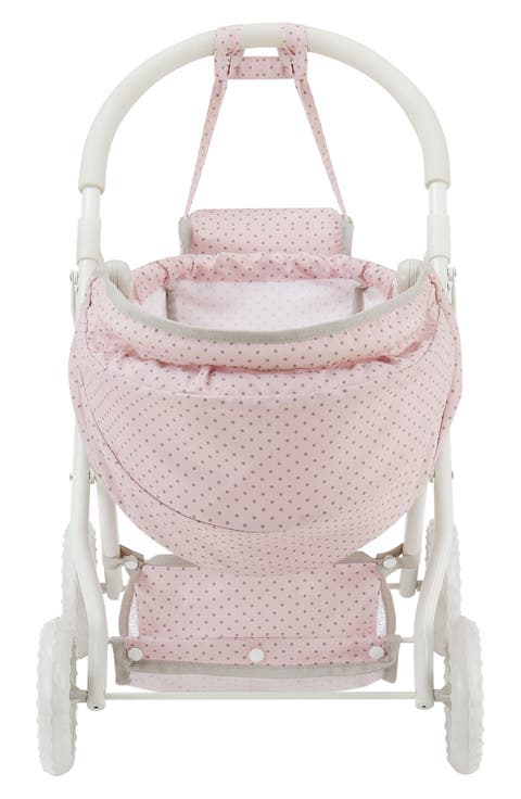 Olivia's Little World Polka Dot Princess Convertible Baby Doll Stroller