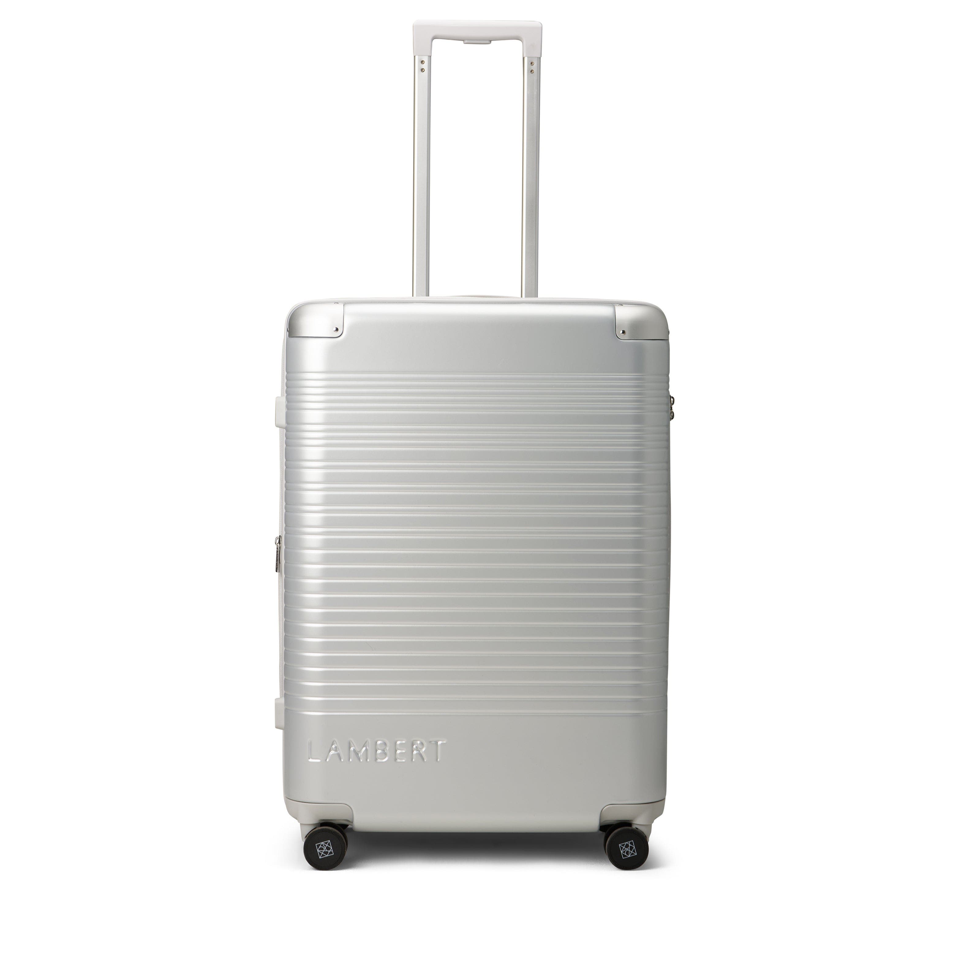 Lambert Milan - Medium Checked Luggage, Alternate, color, Silver