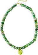 MacRae & Co. Alice Beaded Heart Pendant Necklace