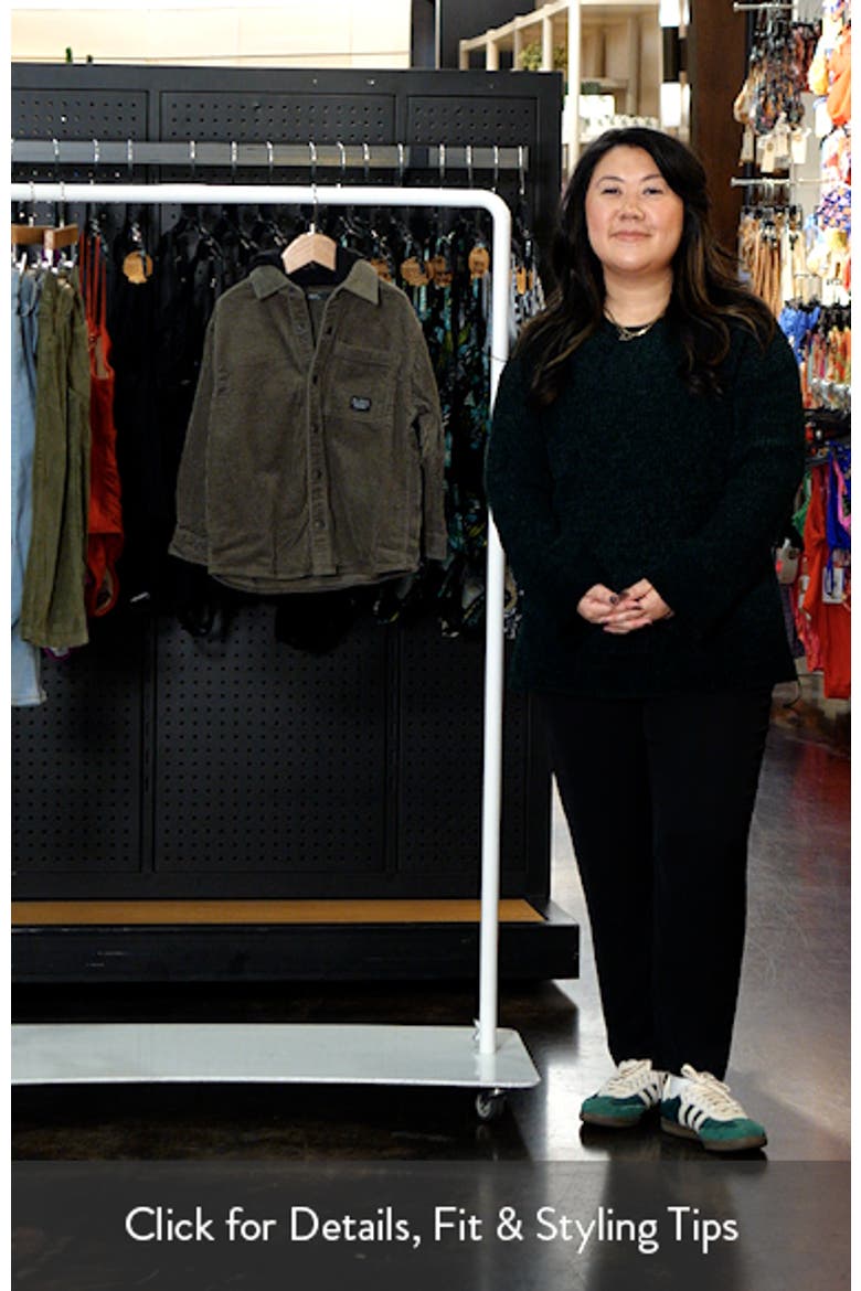 Kids' Hooded Corduroy Snap-Up Shirt Jacket video