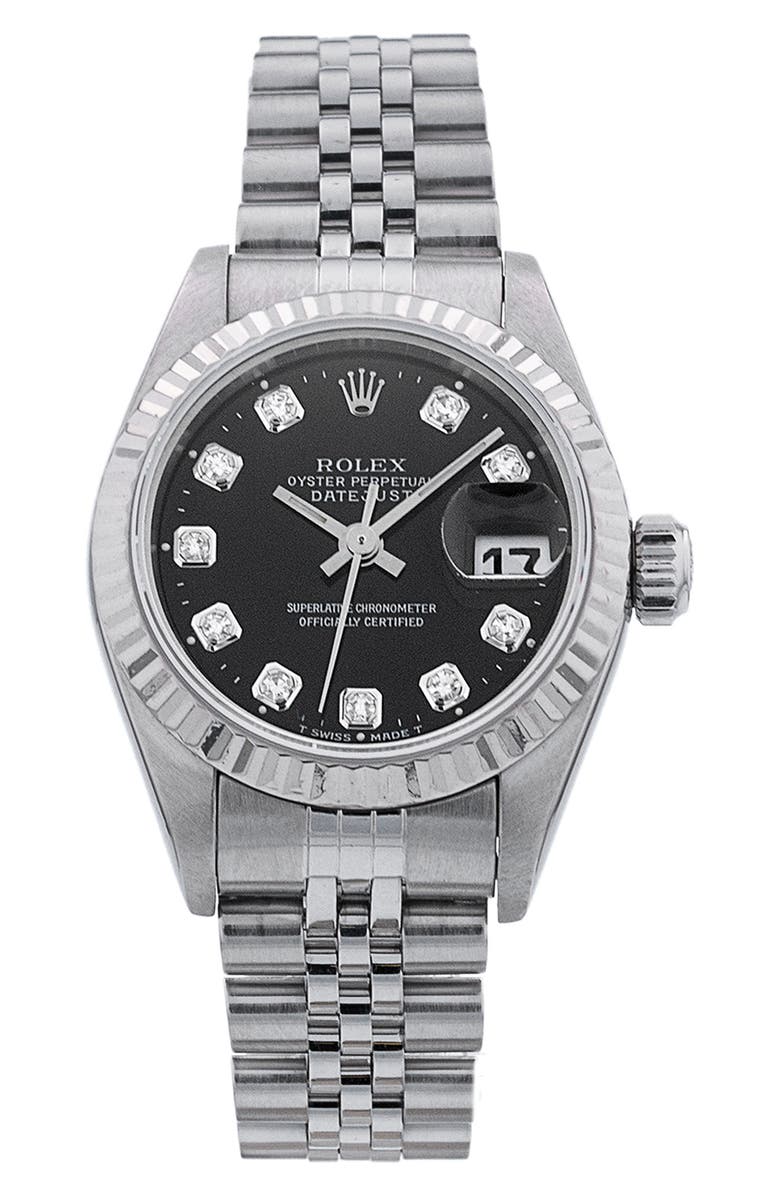 Watchfinder & Co. Rolex Preowned Datejust Lady Bracelet Watch, 26mm, Main, color, 