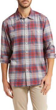 Tommy Bahama Lakeside Plaid Flannel Button-Up Shirt