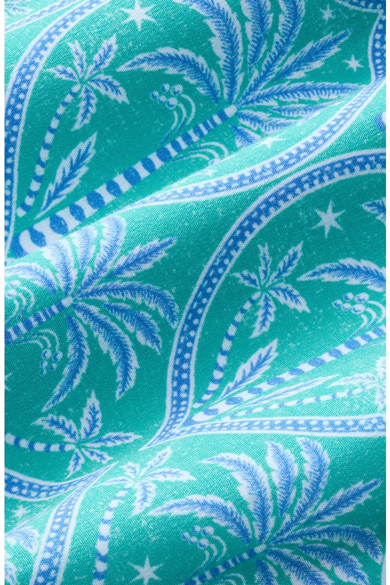 Kids' Bayberry Water Repellent Swim Trunks, Alternate, color, VERDANT PALMS