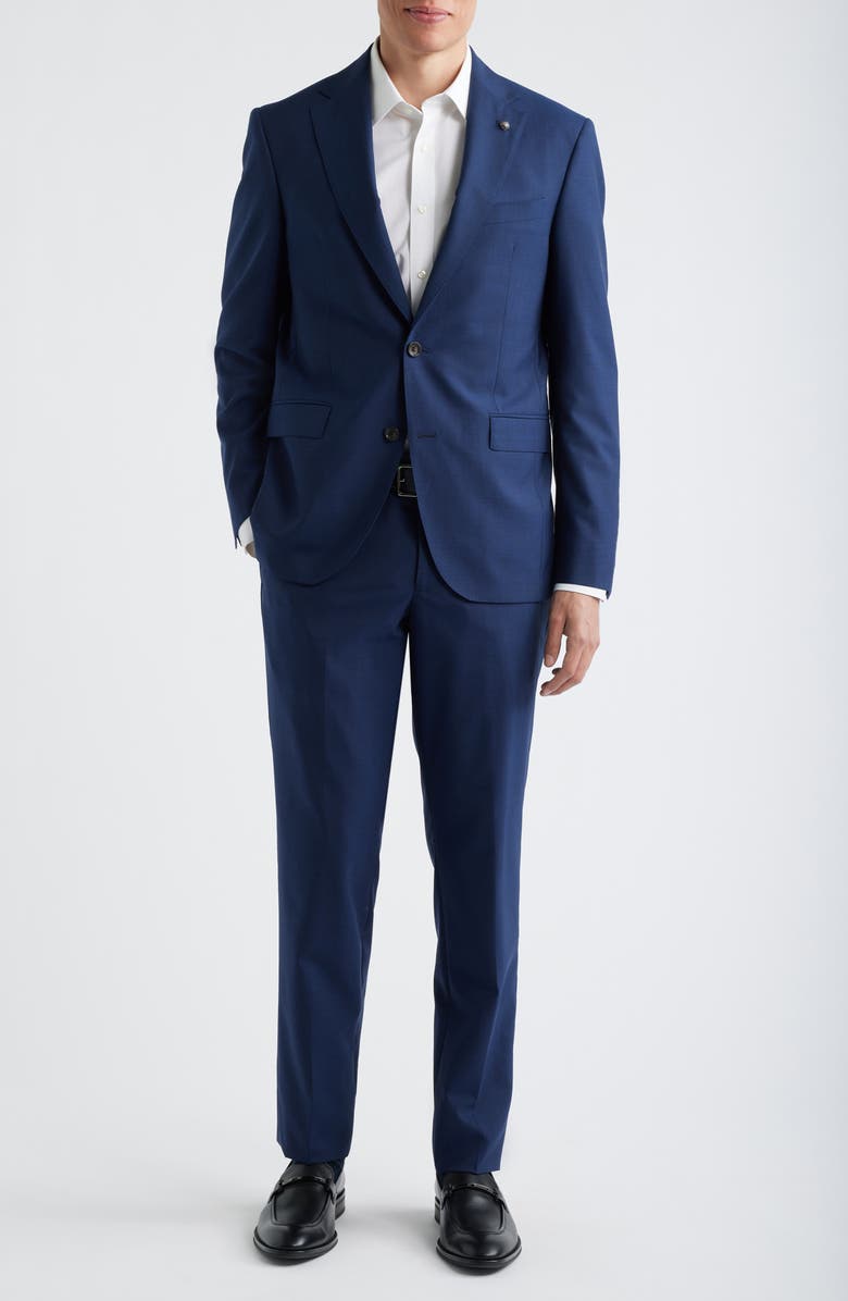 Jack Victor Esprit High Blue Super 120s Wool Suit, Main, color, 