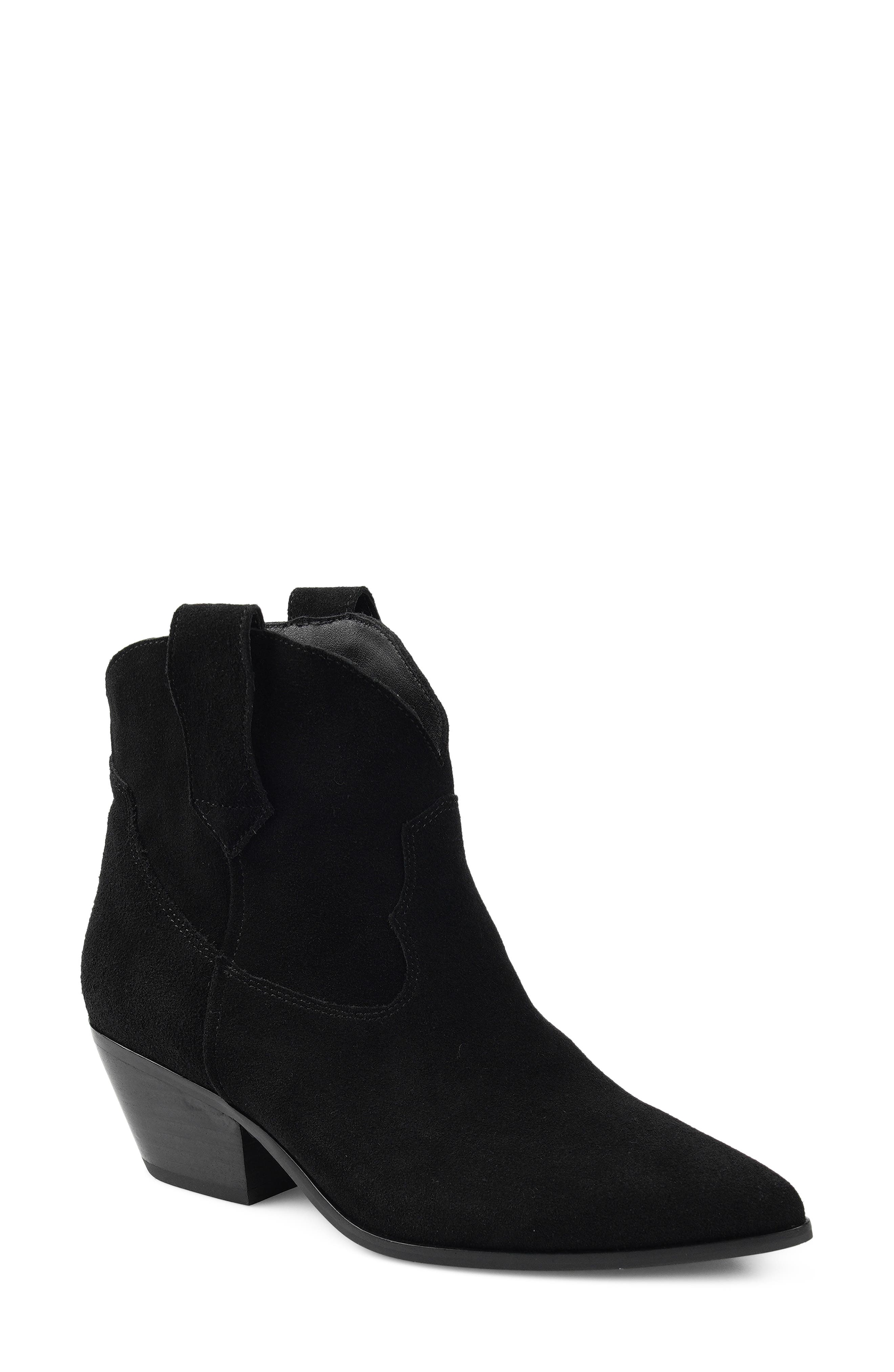 Artisan Crafted By Zigi Izzy Western Boot, Main, color, Black Suede