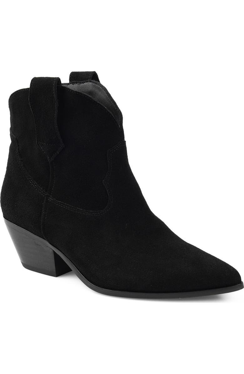 Artisan Crafted By Zigi Izzy Western Boot, Main, color, Black Suede