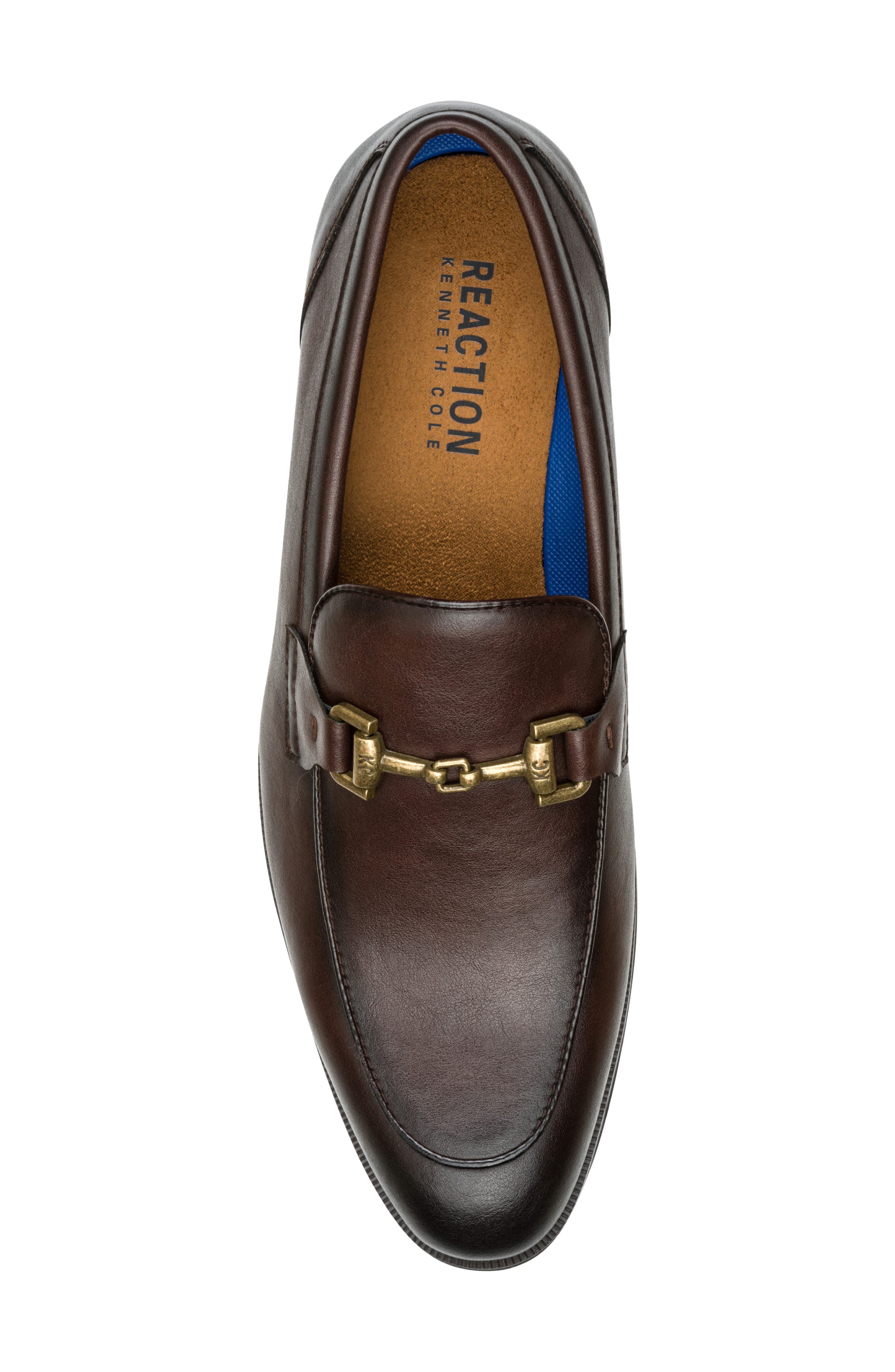 Miller Faux Leather Bit Loafer, Alternate, color, BROWN