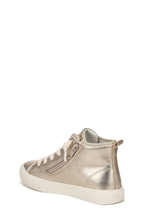 Blowfish Malibu Kids' Vibin' High Top Sneaker In Gold
