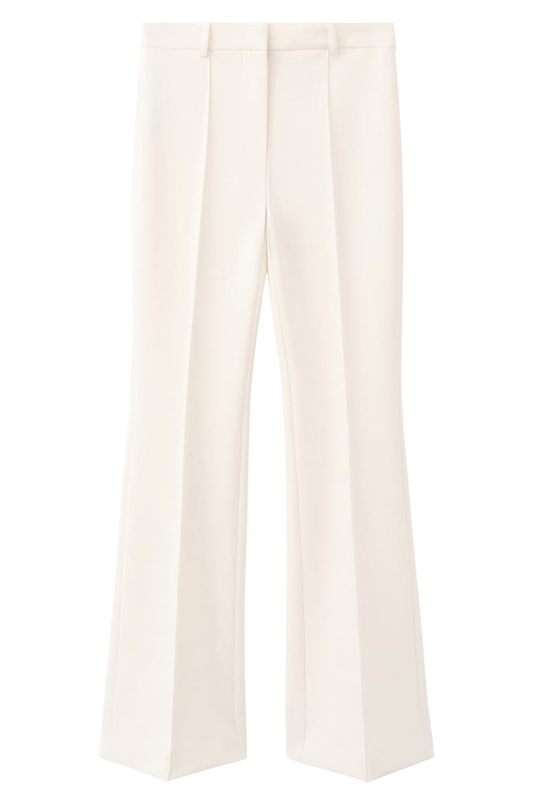 Seamed Flared Pants, Main, color, OFF WHITE