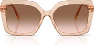 Swarovski 57mm Butterfly Sunglasses