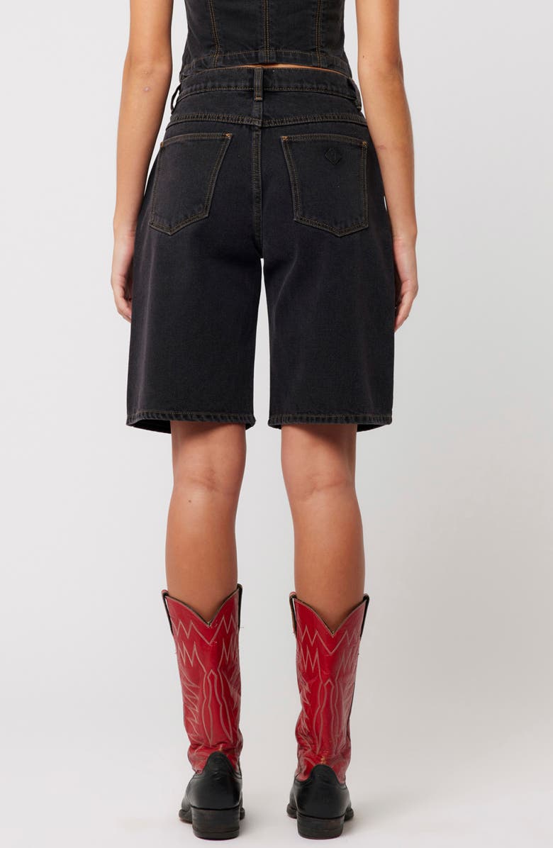 ABRAND '95 Cara Jorts, Alternate, color, Washed Black