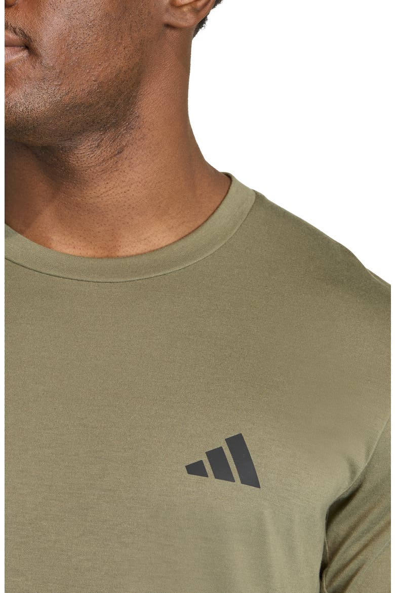 Performance Crewneck T-Shirt, Alternate, color, OLIVE STRATA