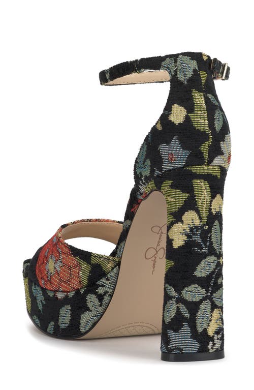Jessica Simpson Telxia 2 Ankle Strap Platform Sandal In Multi