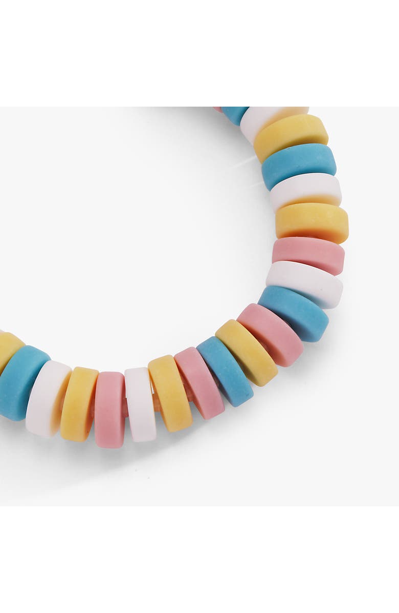 Alex and Ani Smarties Candy Stretch Bracelet, Alternate, color, Silver