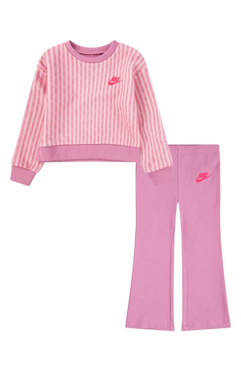 Kids' Femme Pop Fleece Top & Leggings Set (Little Kid)