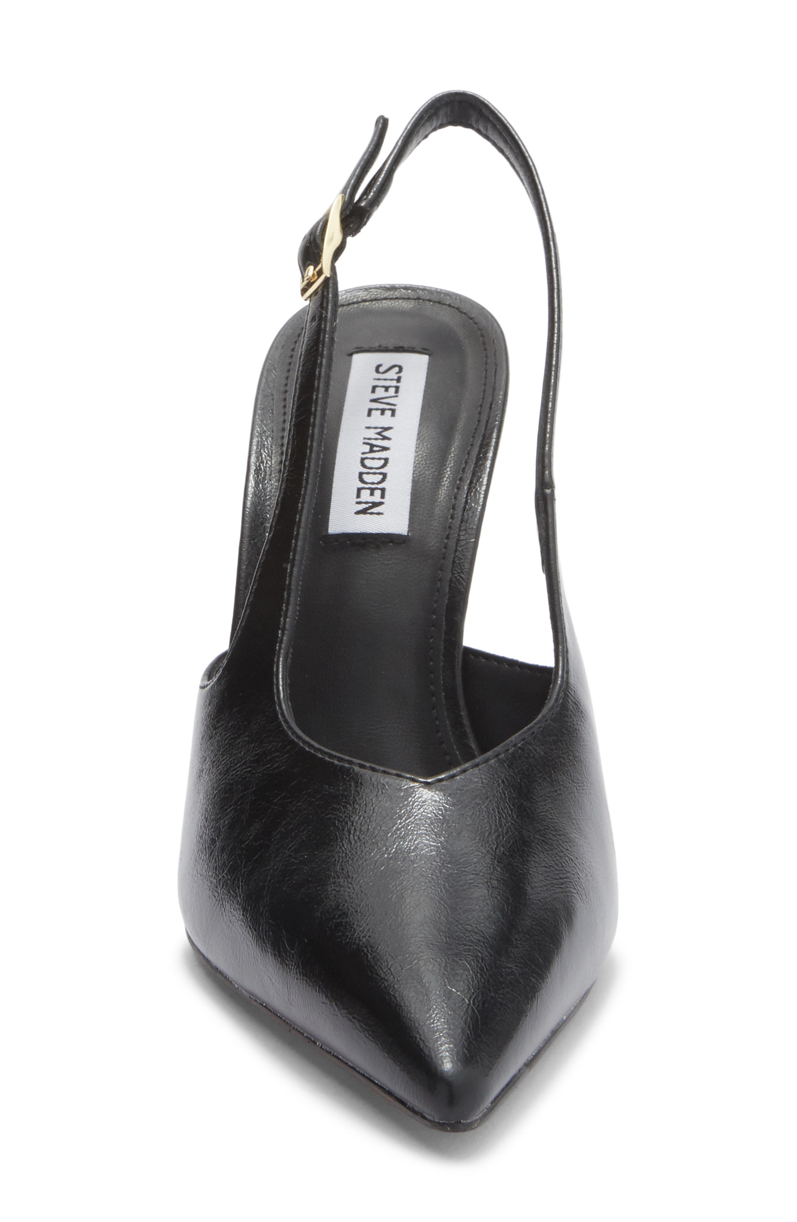 Steve Madden Beverlie Pointed Toe Slingback Pump, Alternate, color, Black