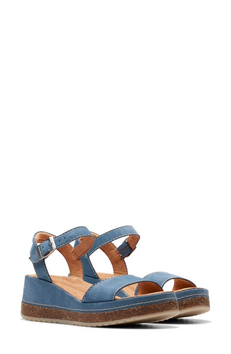 Clarks women's star mello wedge sandal online