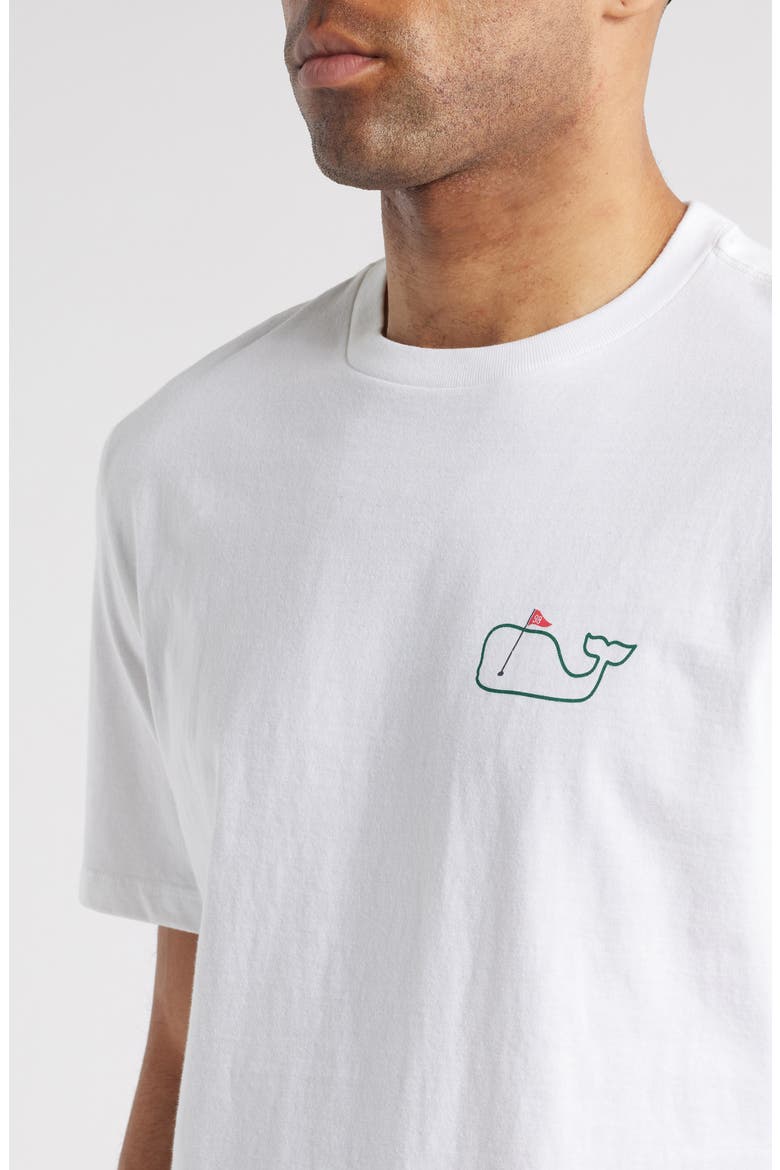 Golf Flag Cotton Graphic T-Shirt, Alternate, color, WHITE CAP