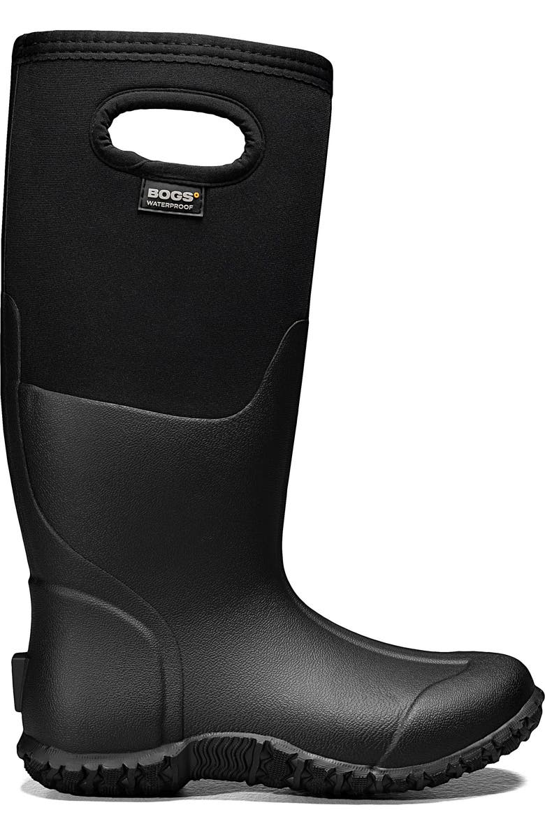 Bogs Mesa Insulated Waterproof Rain Boot, Alternate, color, Black