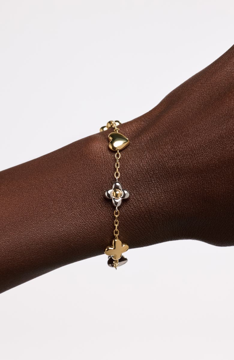 Ana Luisa Azura Charm Bracelet, Alternate, color,