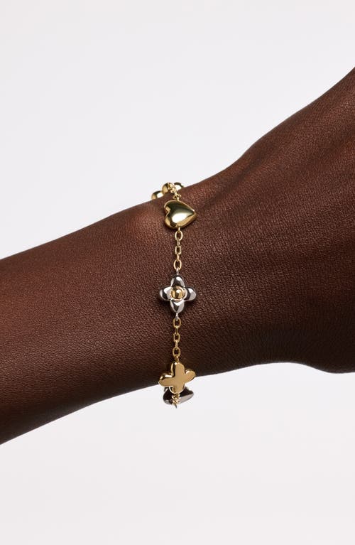 Ana Luisa Azura Charm Bracelet In Gold