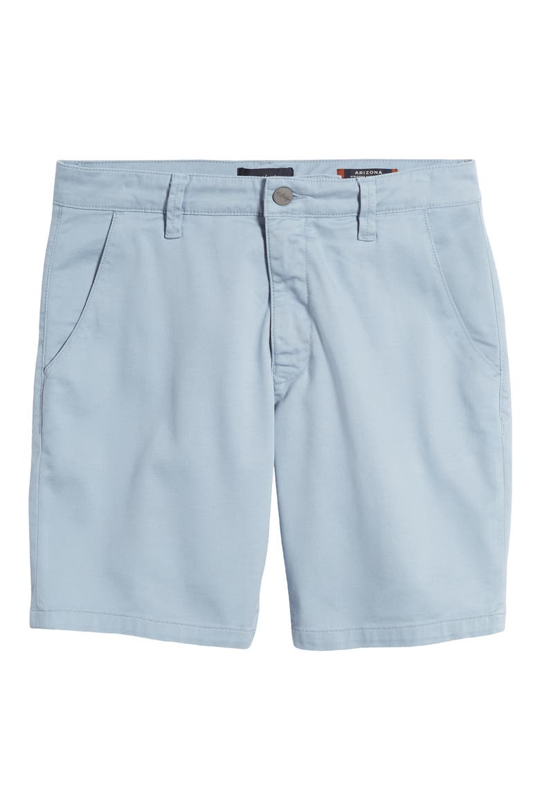 Arizona CoolMax® Slim Fit Flat Front Chino Shorts, Alternate, color, FADED DENIM SUMMER