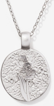 Little Sky Stone Silver Birth Flower Necklace