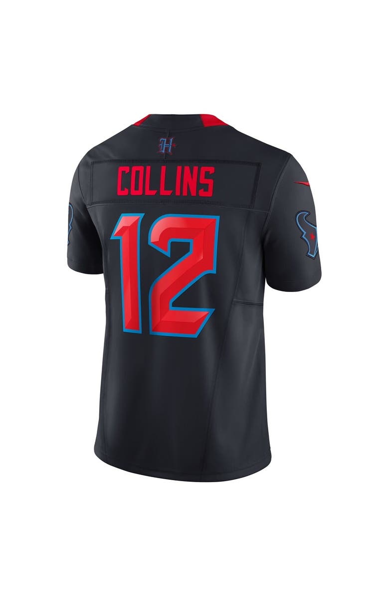 Nike Men's Nike Nico Collins Navy Houston Texans Alternate 2 Vapor F.U.S.E. Limited Jersey, Alternate, color, Navy