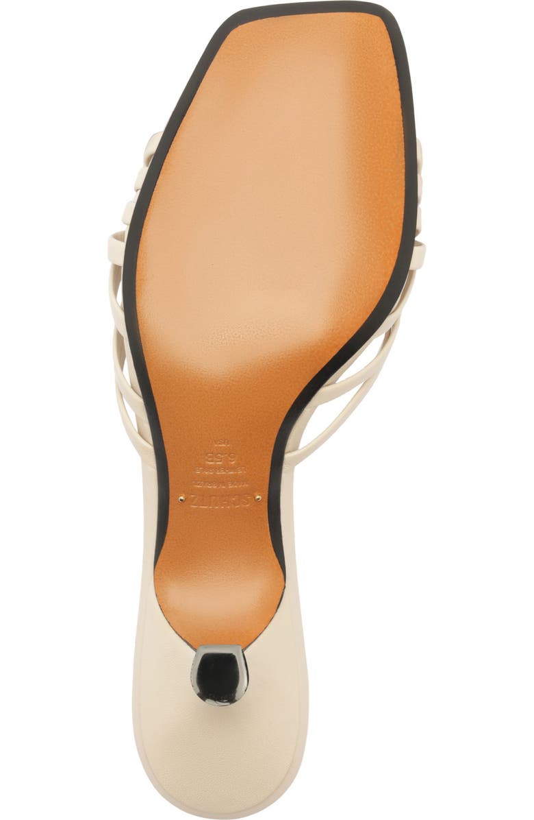 Schutz Tara Interlaced Slide Sandal, Alternate, color, Sugar White