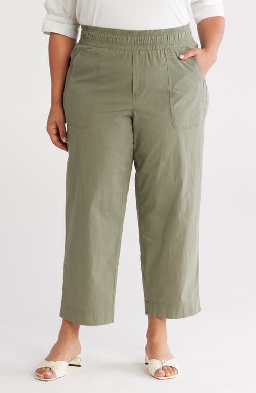Wit & Wisdom Skyrise Patch Pocket Straight Leg Pants In Green