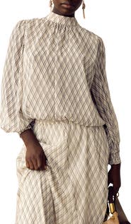 PER UNA BY M&S Check Tie Back Top