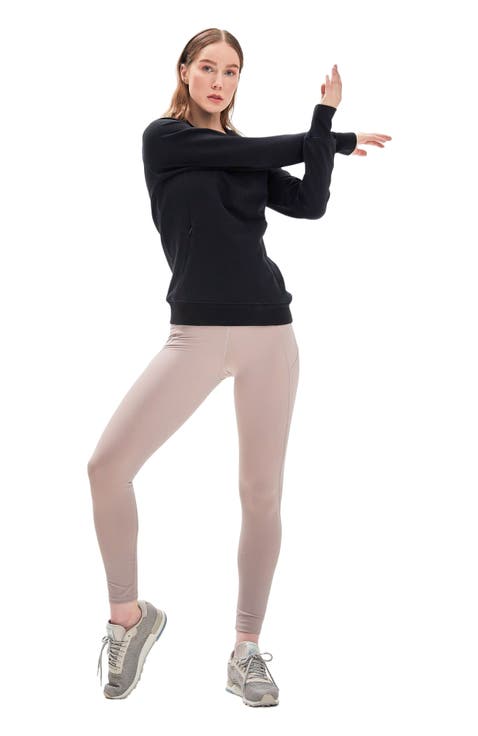 City Zip Slim Crewneck Sweatshirt