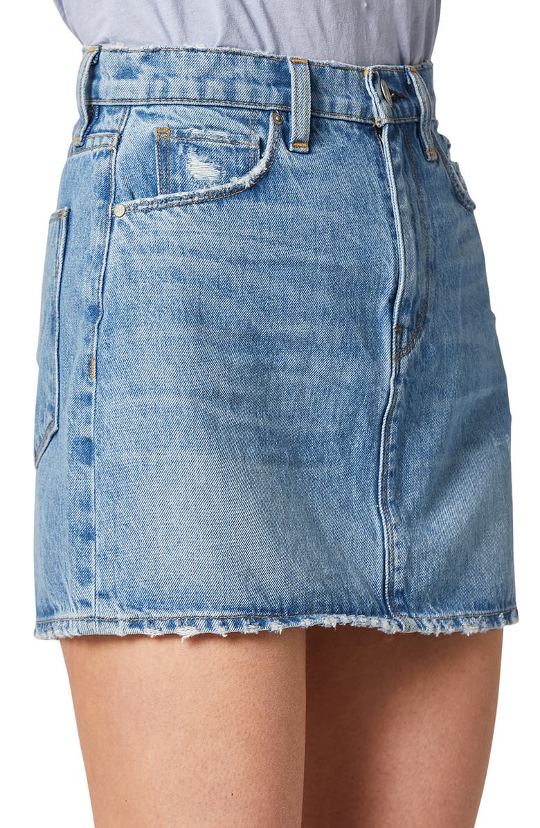 Hudson Jeans The Viper Denim Miniskirt, Alternate, color, 