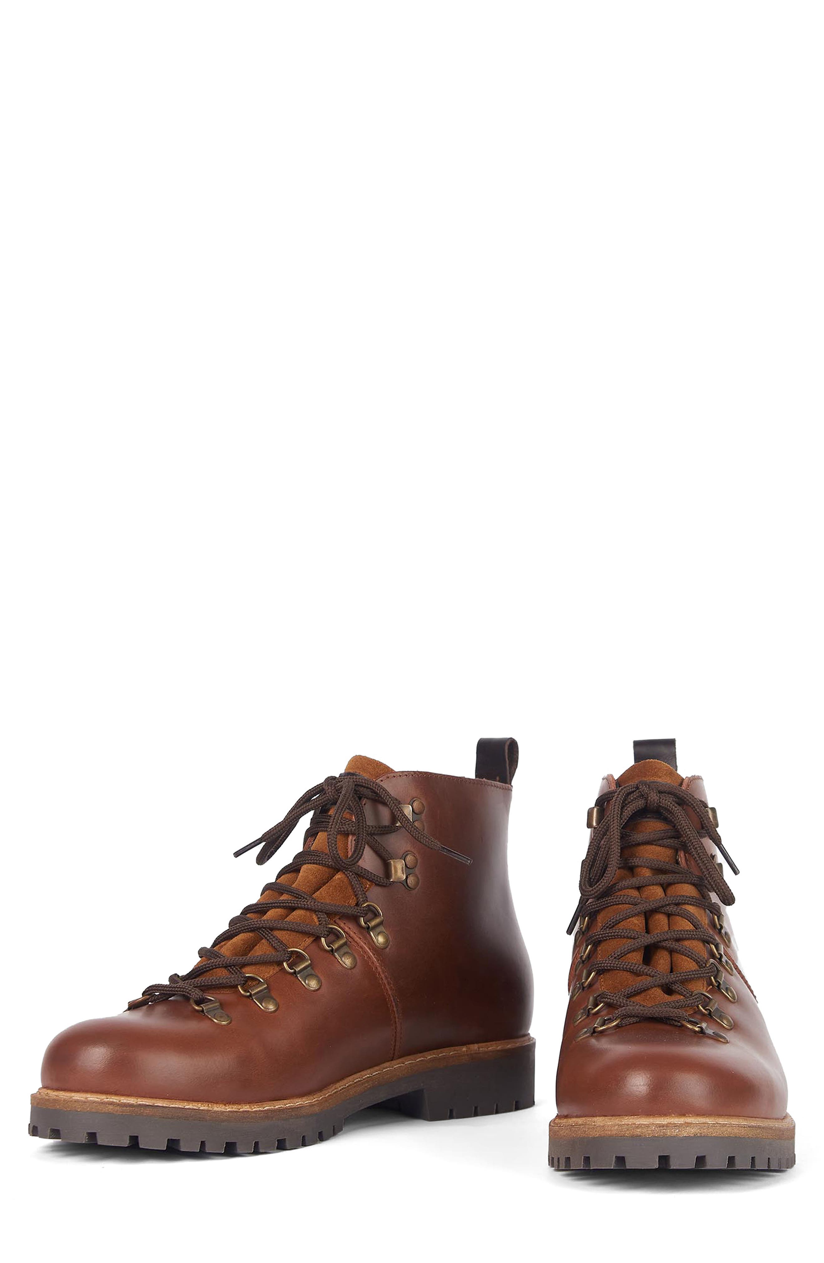 Barbour Wainwright Hiking Boot, Alternate, color, Chestnut