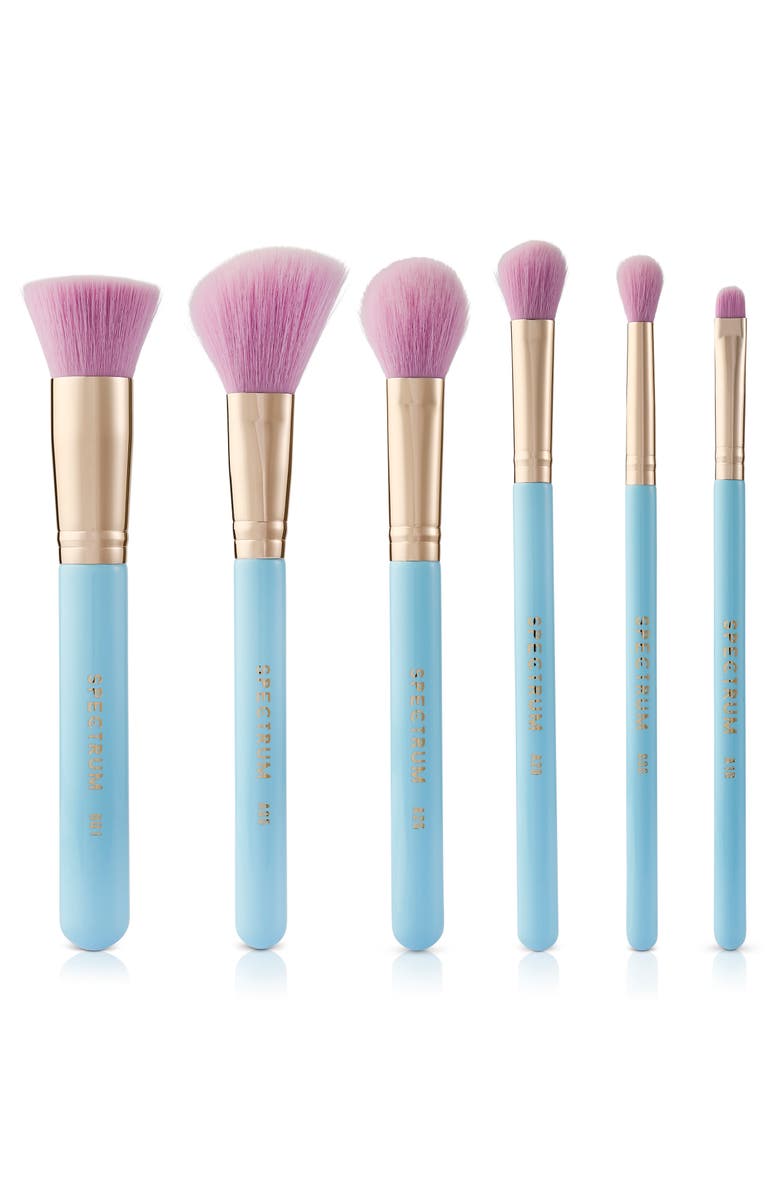 SPECTRUM Malibu 6-Piece Makeup Brush Set, Alternate, color, Blue