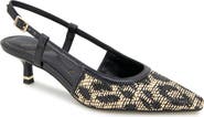Kenneth Cole New York Martha Snakeskin Embossed Slingback Pump