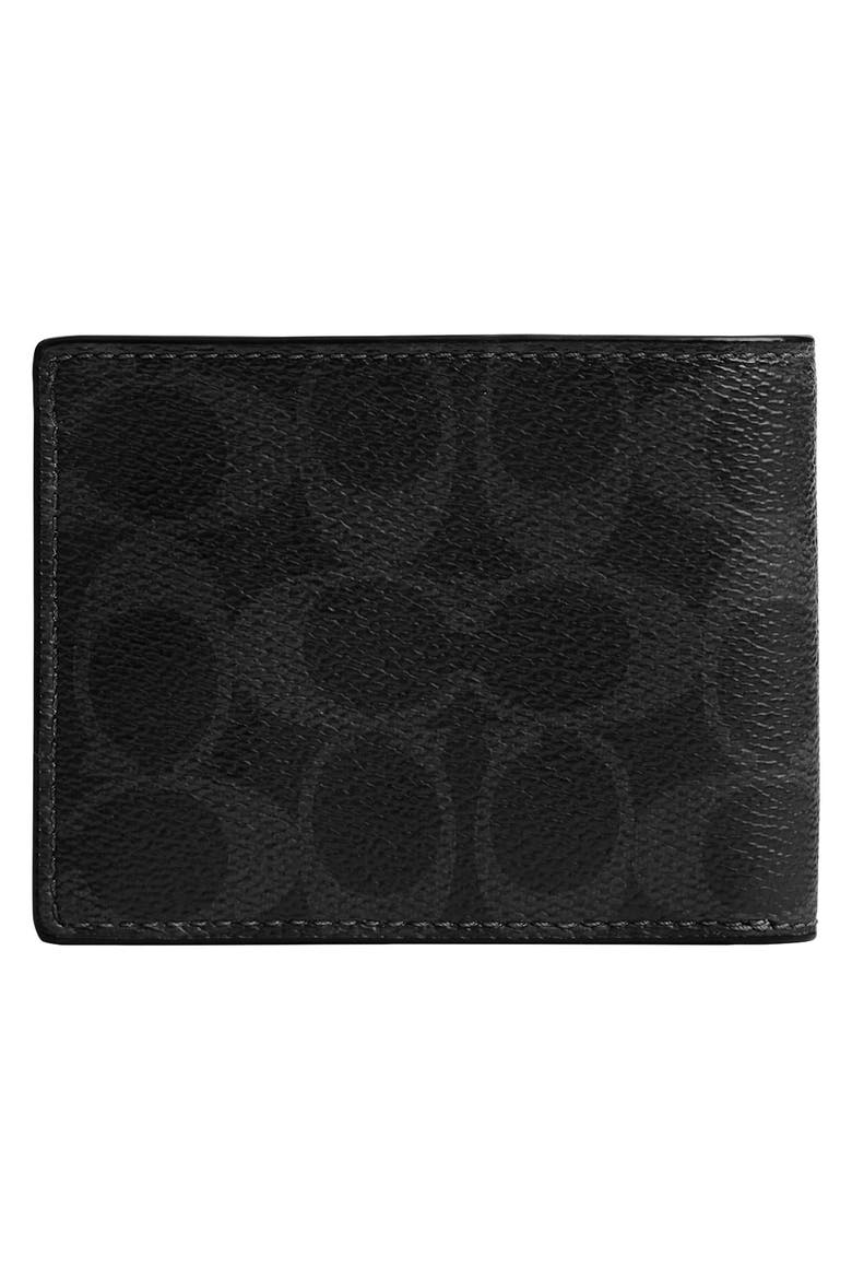 Signature Billfold Wallet, Alternate, color, BLACK SIGNATURE