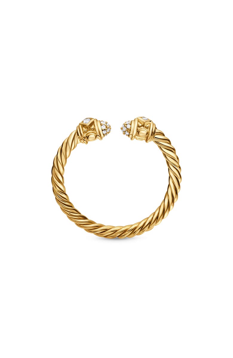 David Yurman Renaissance Ring in 18K Gold with Diamonds, Alternate, color, Gold