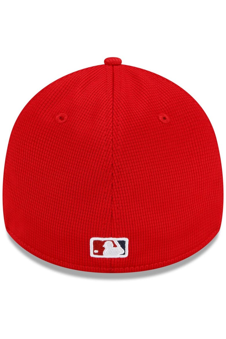 Men's New Era Red Washington Nationals 2022 Clubhouse 39THIRTY Flex Hat, Alternate, color, Red