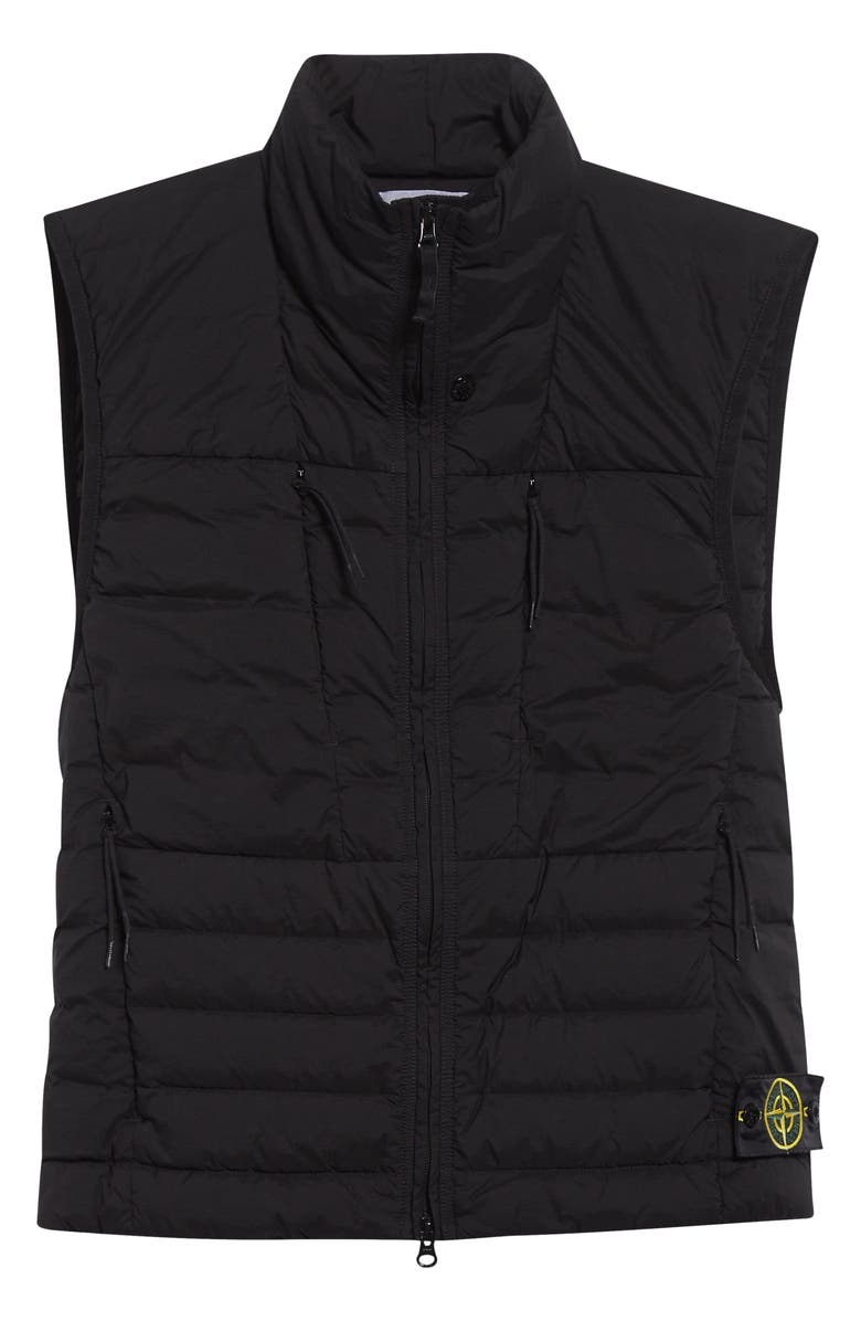 Stone Island Down Puffer Vest, Alternate, color, V0029 Black