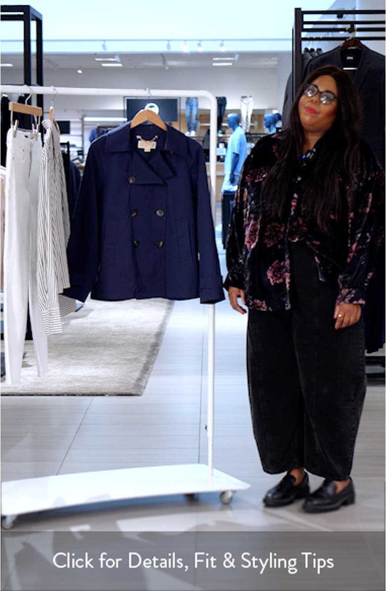 Short Double Breasted Raincoat, sales video thumbnail