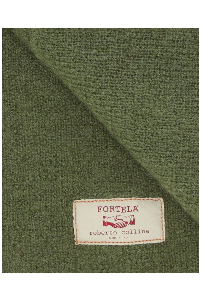Teddy Patch Pocket Cardigan, Alternate, color, GREEN