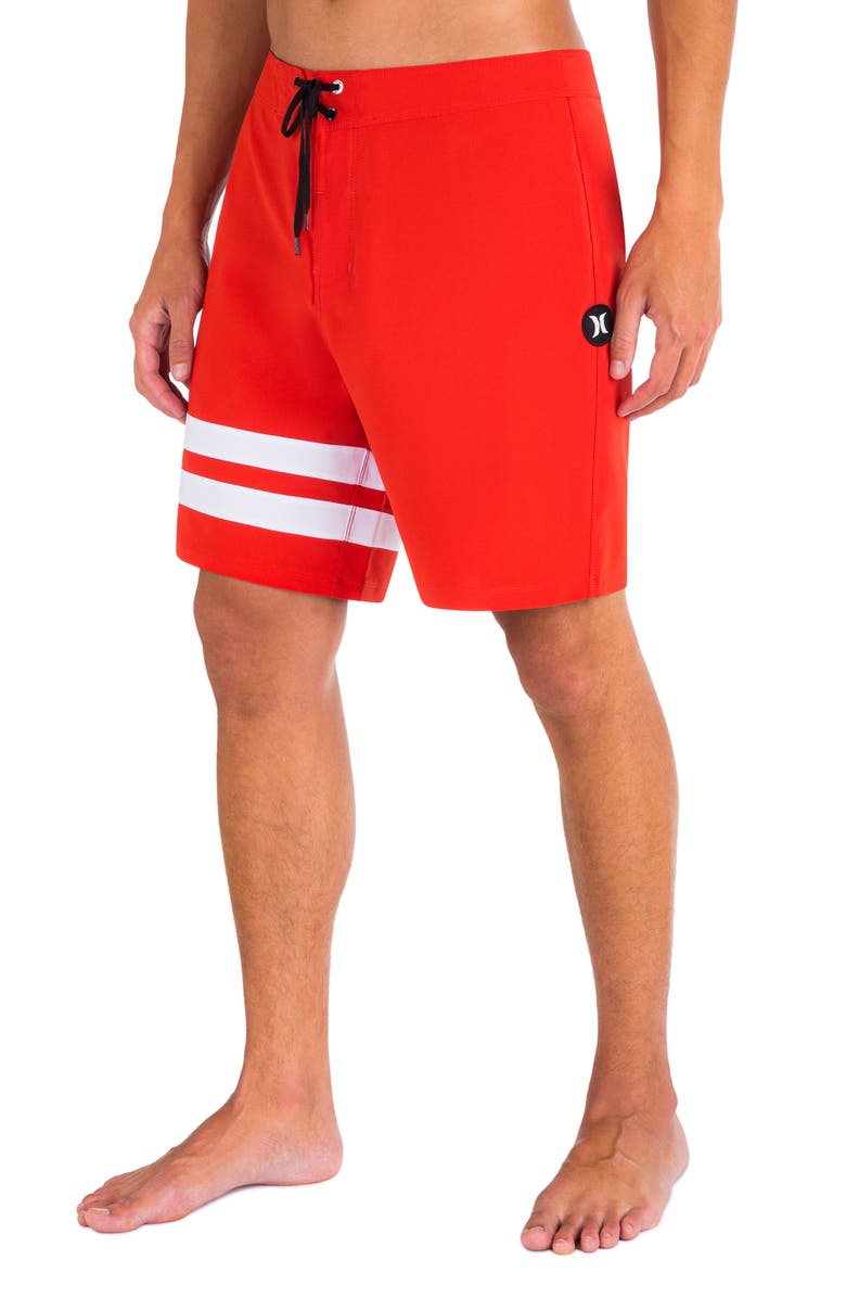 Hurley Block Party Board Shorts, Alternate, color, Habanero