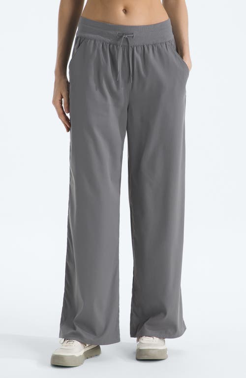 The North Face Aphrodite Arise Wide Leg Pants In Gray