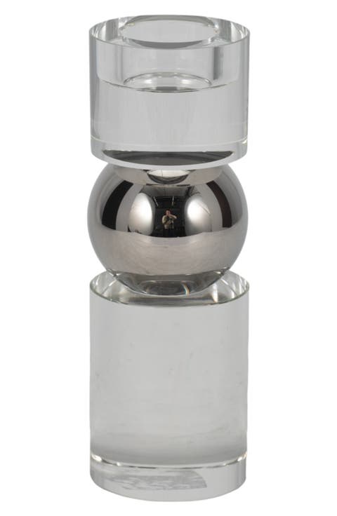 Marla Glass Candlestick Holder