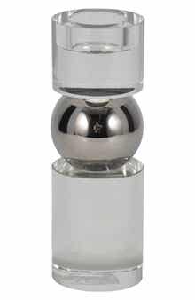 R16 HOME Marla Glass Candlestick Holder