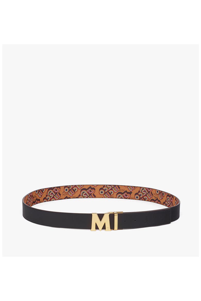 Claus M Reversible Belt 1.5 Inch in Disco Visetos, Alternate, color, Brown