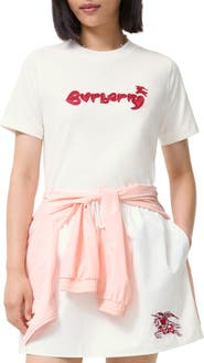 Burberry Heart Logo Cotton T-shirt